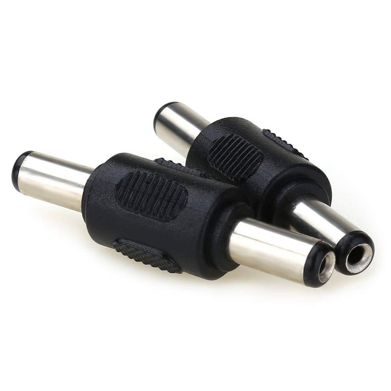 MOBOREST 12V 5.5mm x 2.1mm DC Power Connector Adapter, 12/24V Male to Male Power Jack Socket for Led Strip CCTV Security Camera Cable Wire Ends Plug Barrel -2PCS - Image 5
